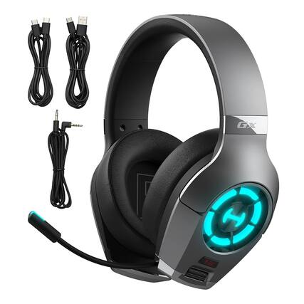 Front. Edifier - HECATE by Edifier GX Hi-Res Gaming Headphones Headset with Microphone ENC Noise Cancelling.