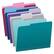 Front. Pendaflex - Pendaflex File Folder, 1-Tab, Assorted, Letter Size, Assorted Colors, 100/Box (02315) - Assorted Colors.