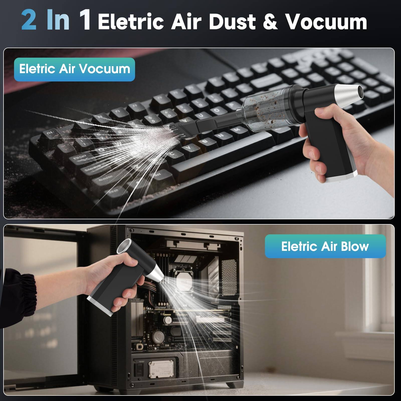 2 In 1 Electric Air Dust & Vacuum

Electric Air Vacuum

Electric Air Blow