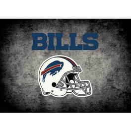 Imperial - Buffalo Bills 3'10" x 5'4" Distressed Rug - Black