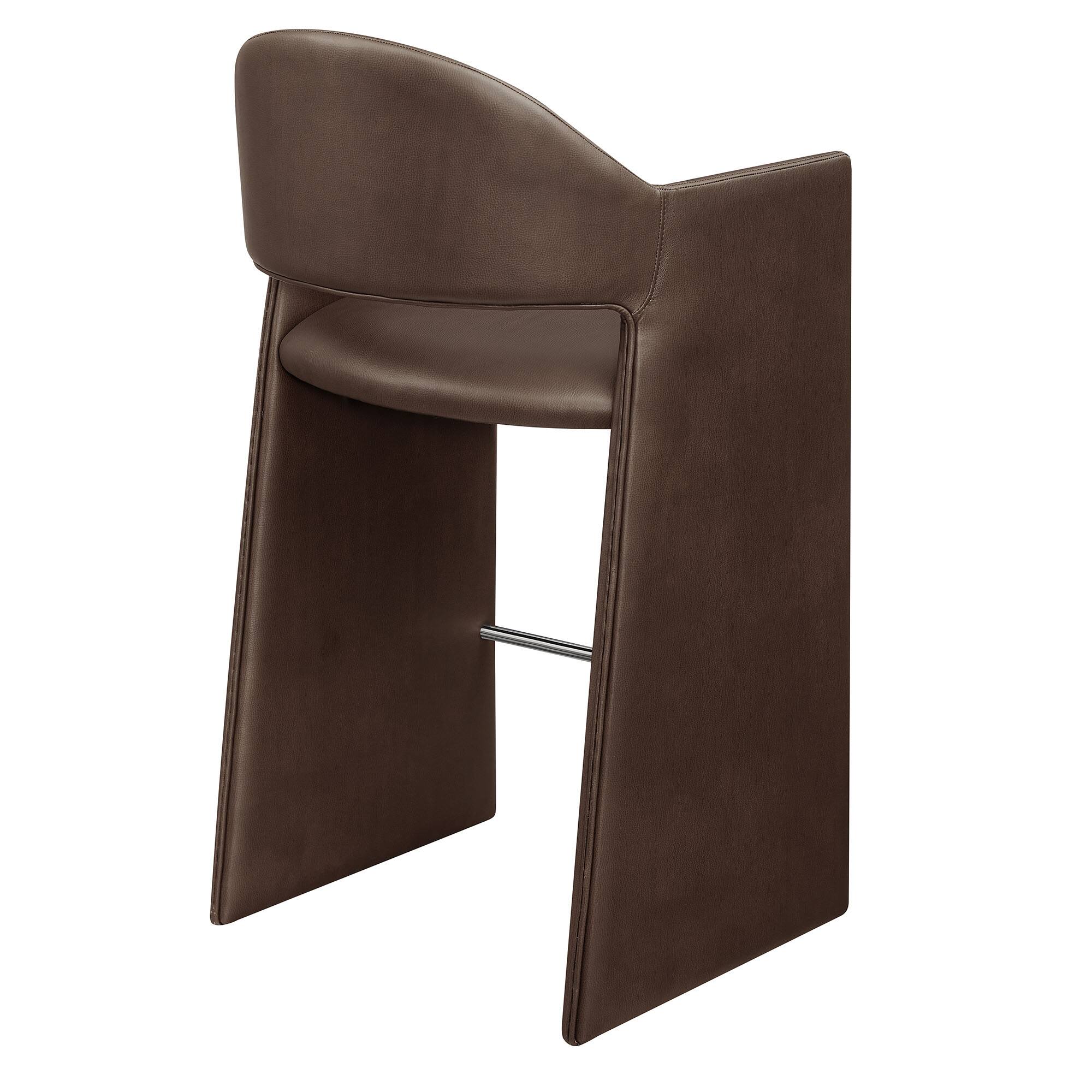 Alt View 3. Modway - Talia 41 Inch Vegan Leather Bar Stool by Modway - Espresso.