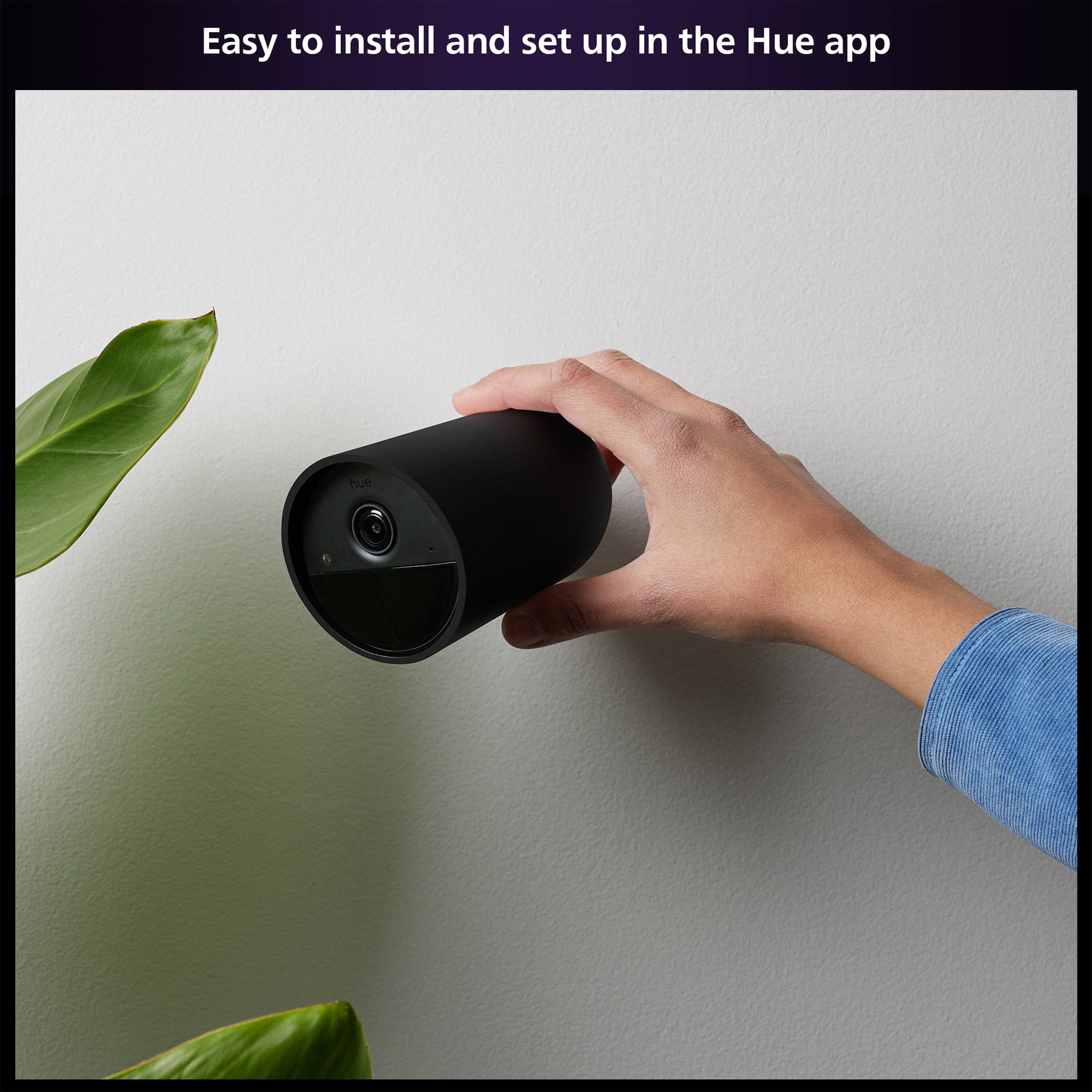 Easy to install and set up in the Hue app.