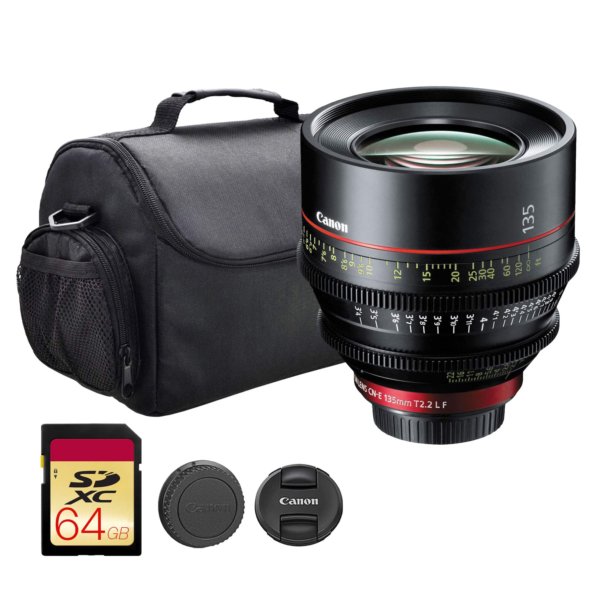 Canon - CN-E 135mm T2.2 L F Cinema Prime Lens|L-Series Full-Frame Telephoto Cine Lens + More - Black price history on PriceWatchPro