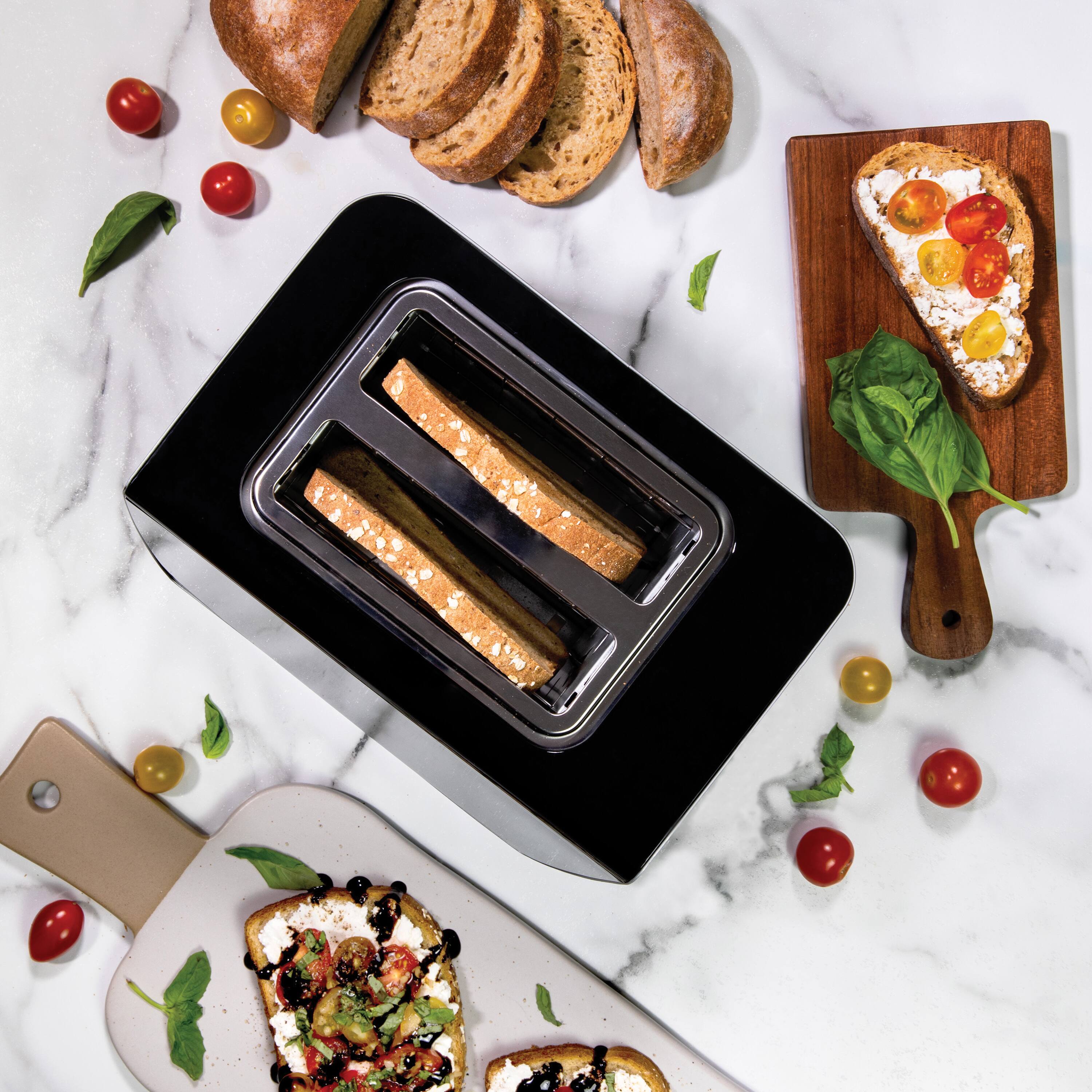 Alt View 1. Inspirex - Interactive Touchscreen Automatic Toaster - Stainless Steel.