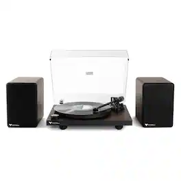 Victrola - Premiere T1 Turntable System - Espresso