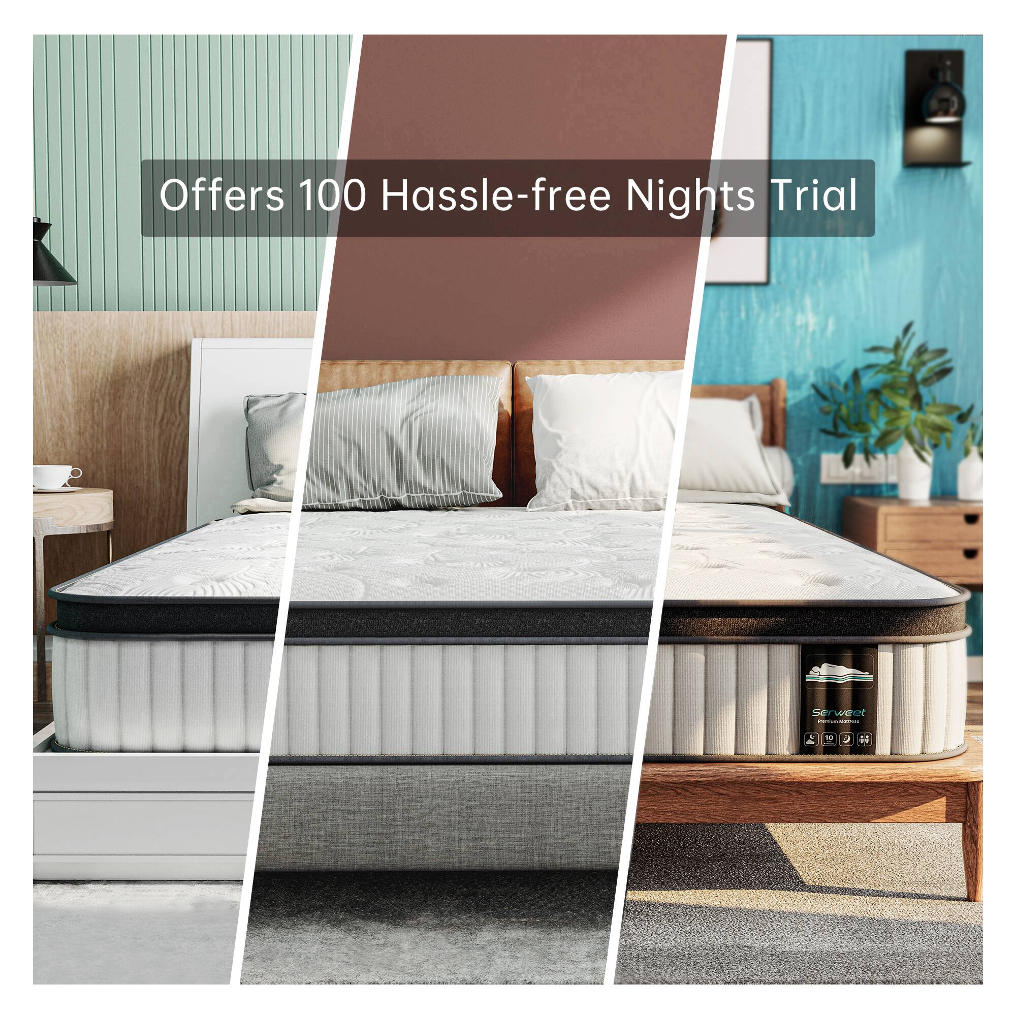 Offers 100 Hassle-free Nights Trial