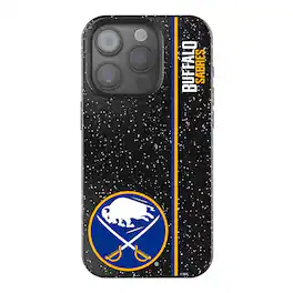 Keyscaper - NHL - Buffalo Sabres Sidebar Bling iPhone Case - 14 - Black