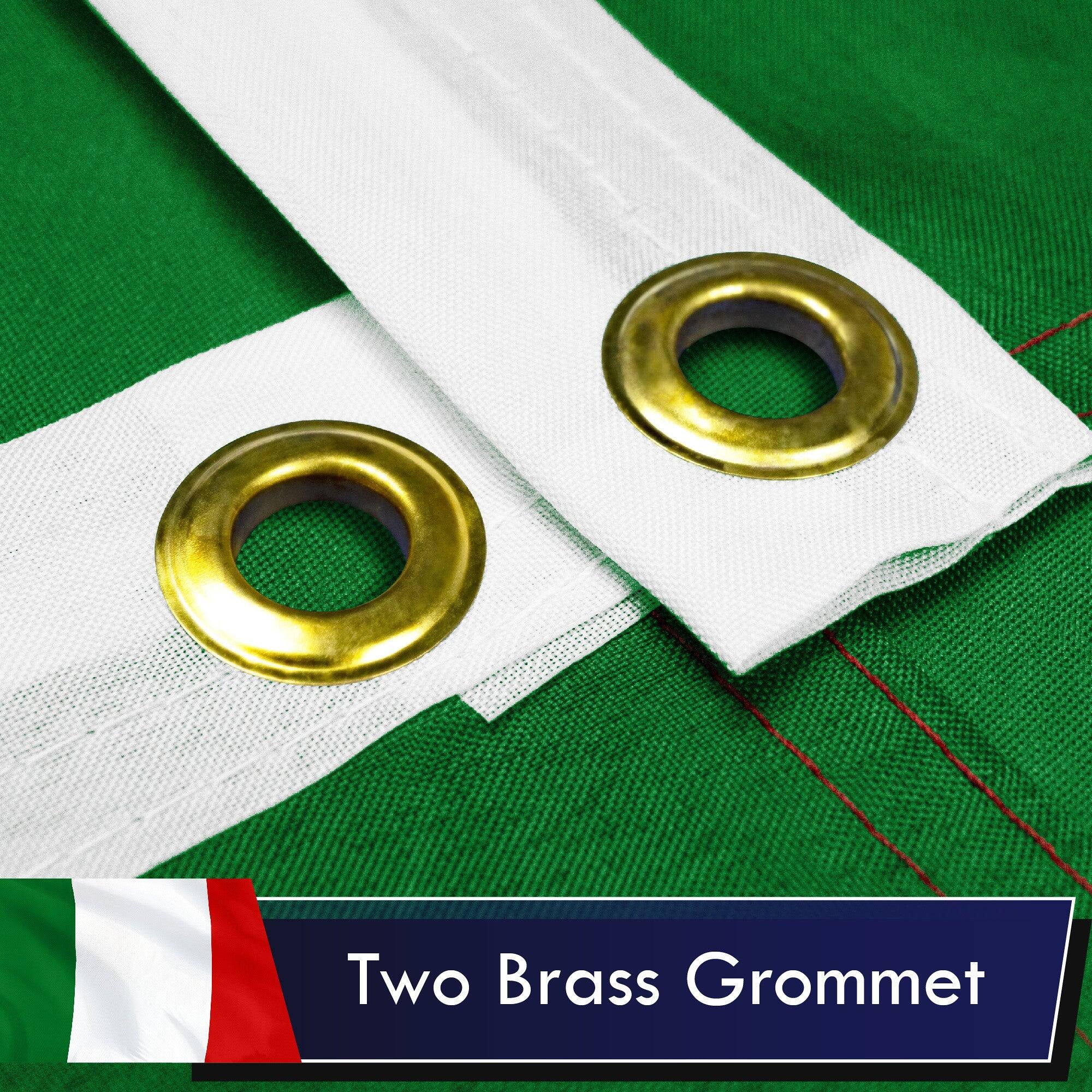 Two Brass Grommet