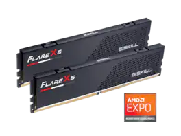 G.SKILL - Flare X5 Series AMD EXPO 32GB (2 x 16GB) 288-Pin PC RAM DDR5 6000 Desktop Memory Model F5-6000J3636F16GX2-FX5 - Black