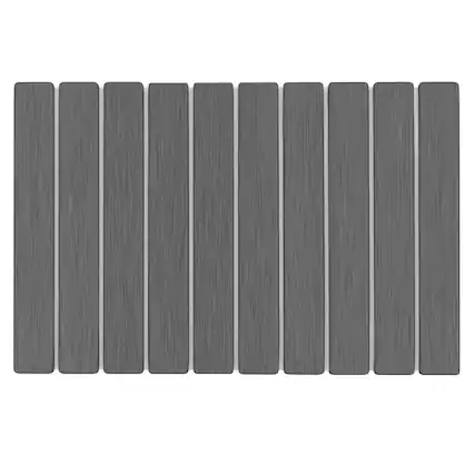 Front. Paradigms Interiors - Foldable Stone Bath Mat Quick-dry Diatomaceous Earth Rug With Pvc Anti-slip Base Bathroom Kitchen Pet-friendly Water Ab - Grey.