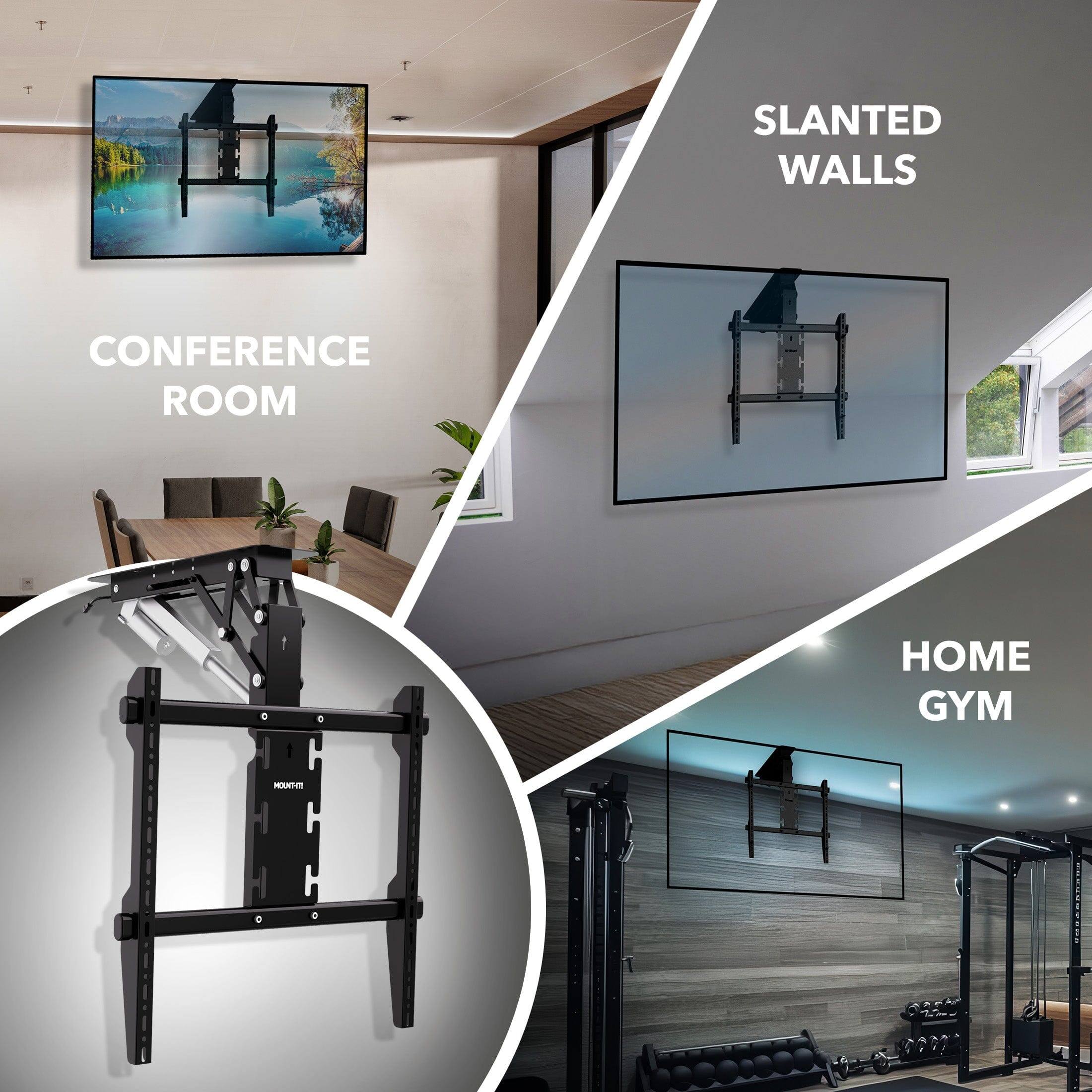 - CONFERENCE ROOM
- SLANTED WALLS
- HOME GYM