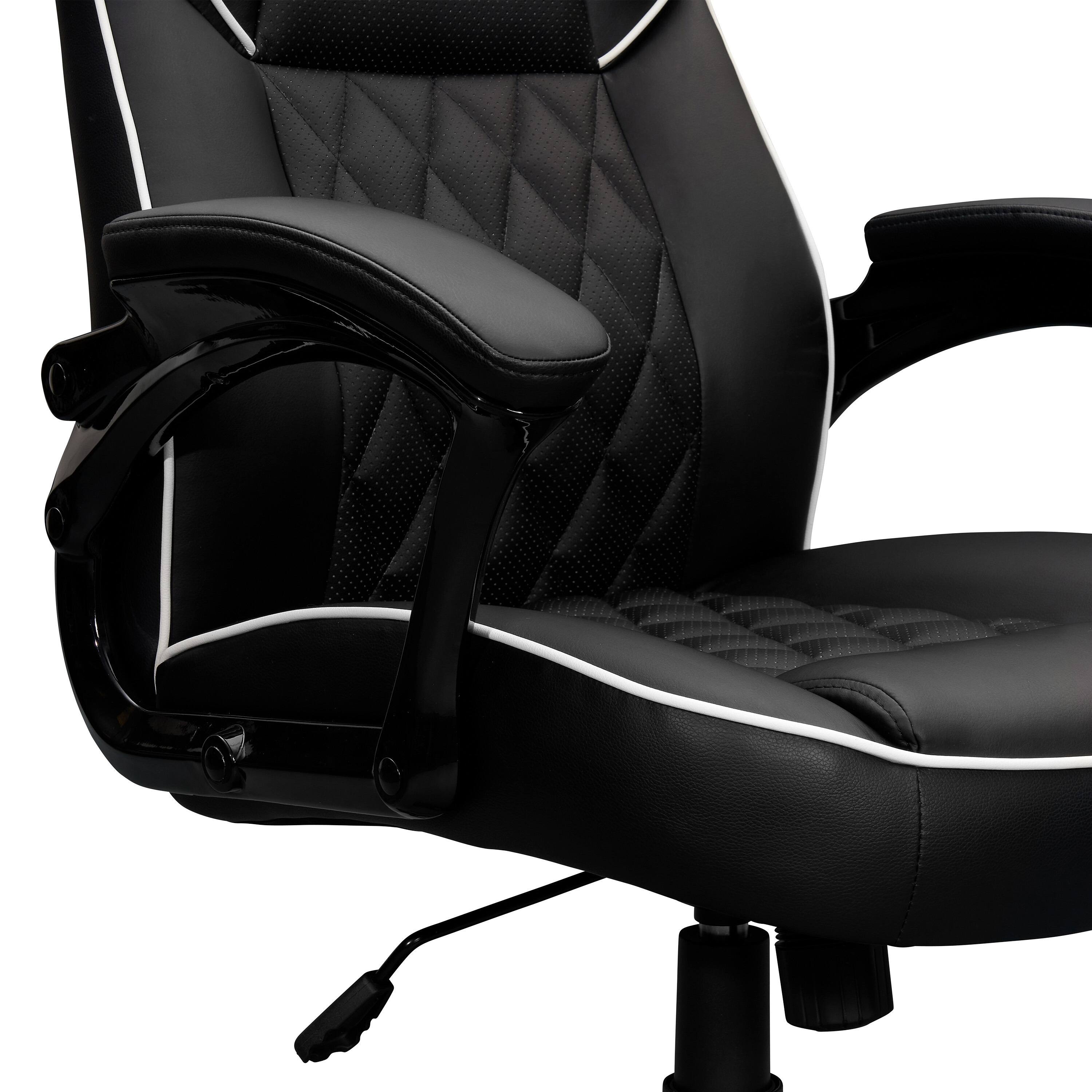 Alt View 2. Spaco - Spaco High Back Executive Sport Race Office Chair, for Home Office - Black.