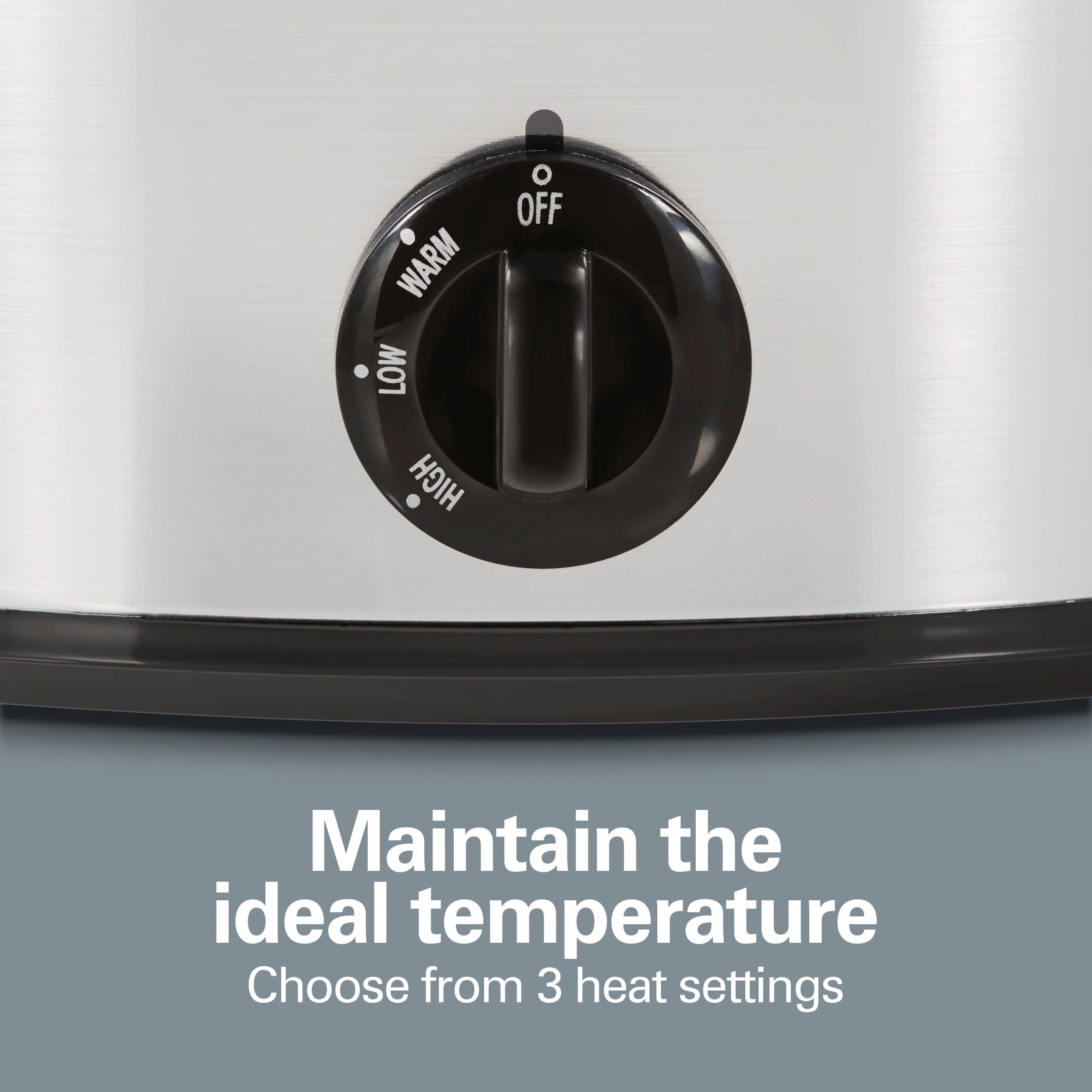 Maintain the ideal temperature  
Choose from 3 heat settings