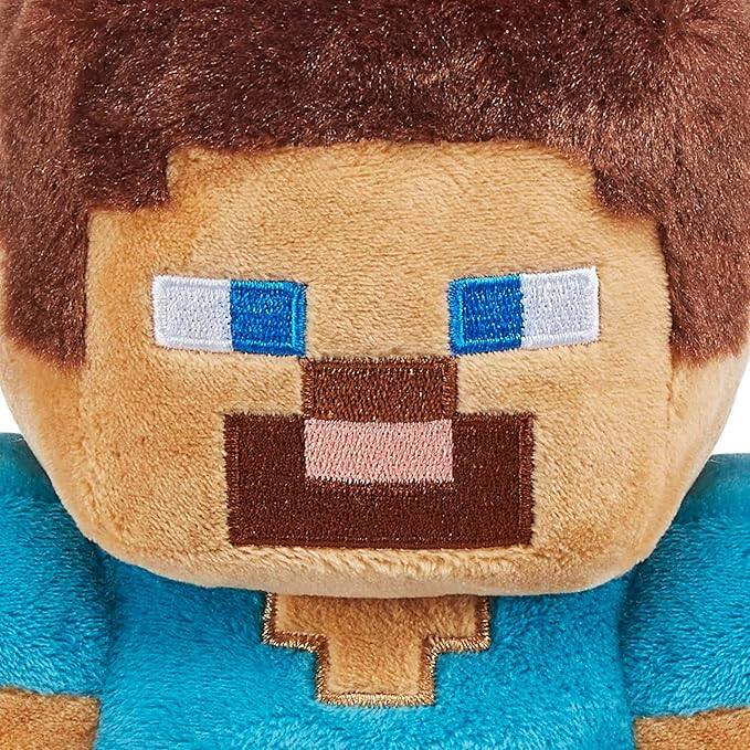 Angle. Mattel - Mattel - Minecraft 8 Inch Steve Plush   - Collectibles - Multicolor.