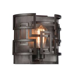 CWI Lighting - Litani 1 Light Wall Sconce With Finish - Brown