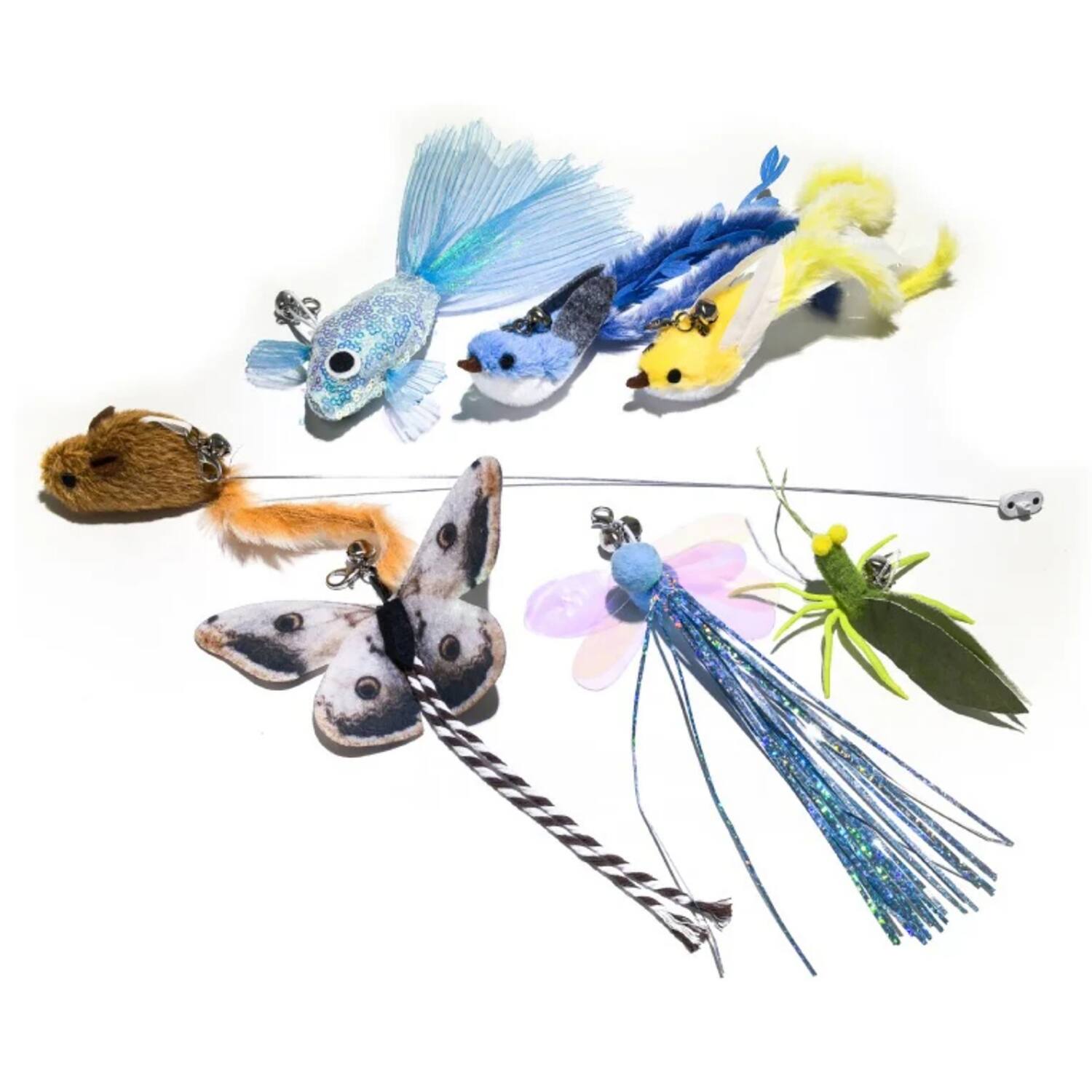 Enabot - Eb2403311 Rola Mini Cat Toy Teaser Pack - Multicolored