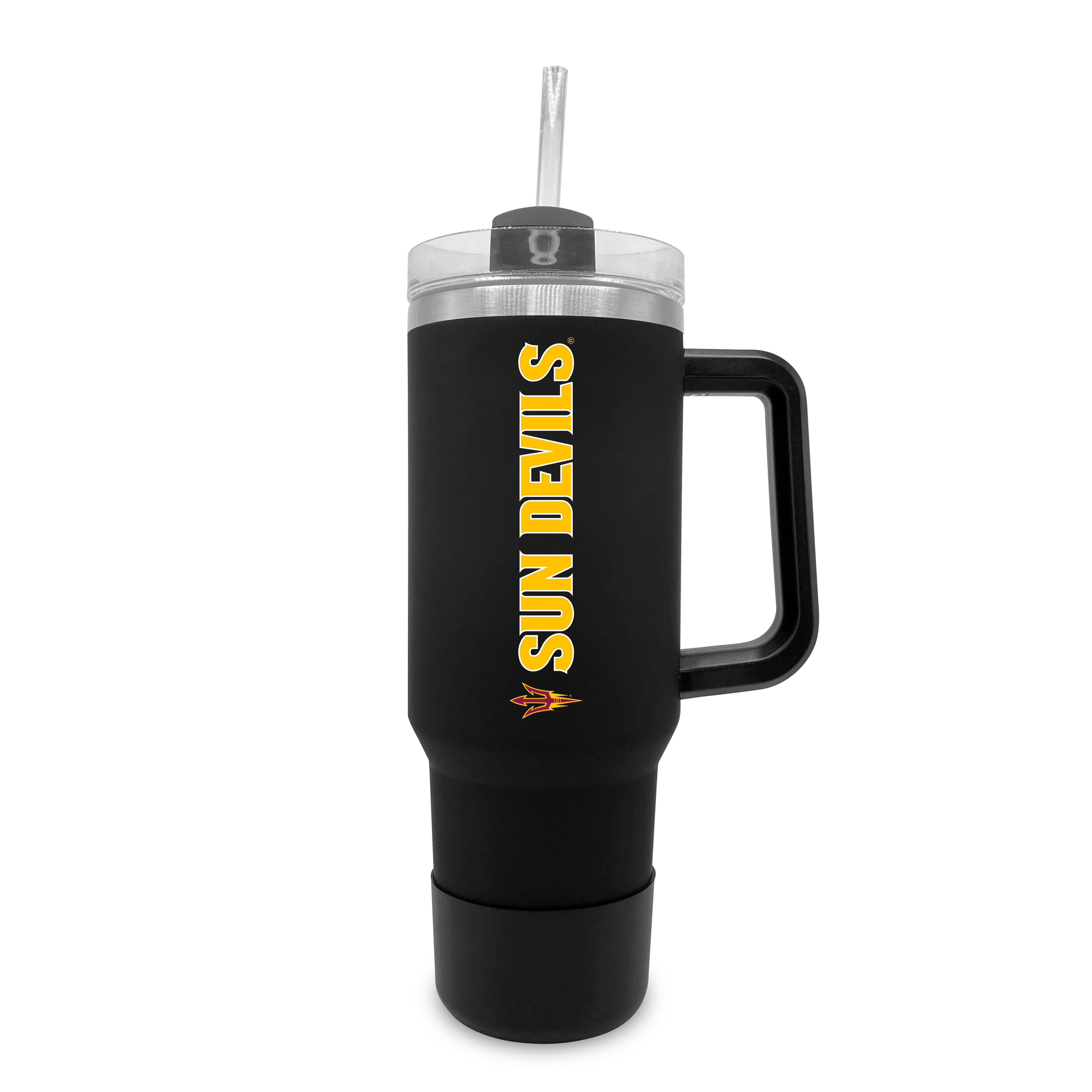 The Fanatic Group - Arizona State Sun Devils 40oz. Stainless Tumbler with Handle & Removable Straw - Black price history on PriceWatchPro