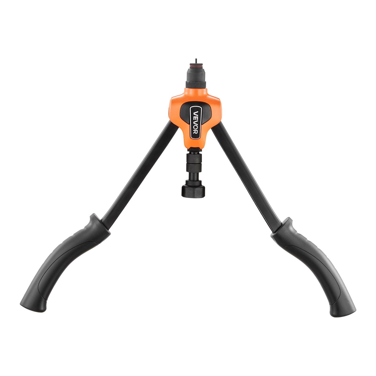 Alt View 5. VEVOR - Rivet Nut Tool Kit, 17-Inch Rivnut Tool Kit, with 13 Mandrels and 130 Nuts, Metric and SAE Size M3, M4, M5, M6, M8, M10 - Orange + Black.