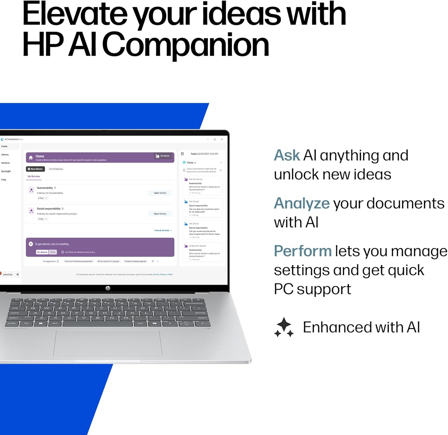 HP OmniBook 5 16 inch Next Gen AI PC, 2K Touchscreen, Snapdragon X