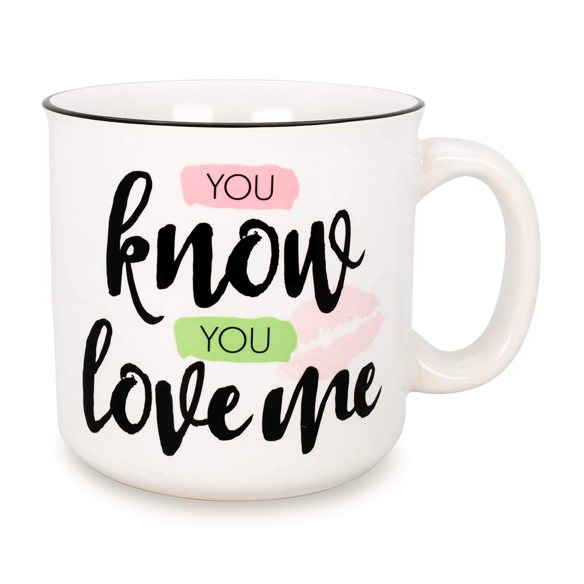 "Silver Buffalo - Gossip Girl ""You Know You Love Me"" Ceramic Camper Mug | Holds 20 Ounces - White" price history on PriceWatchPro