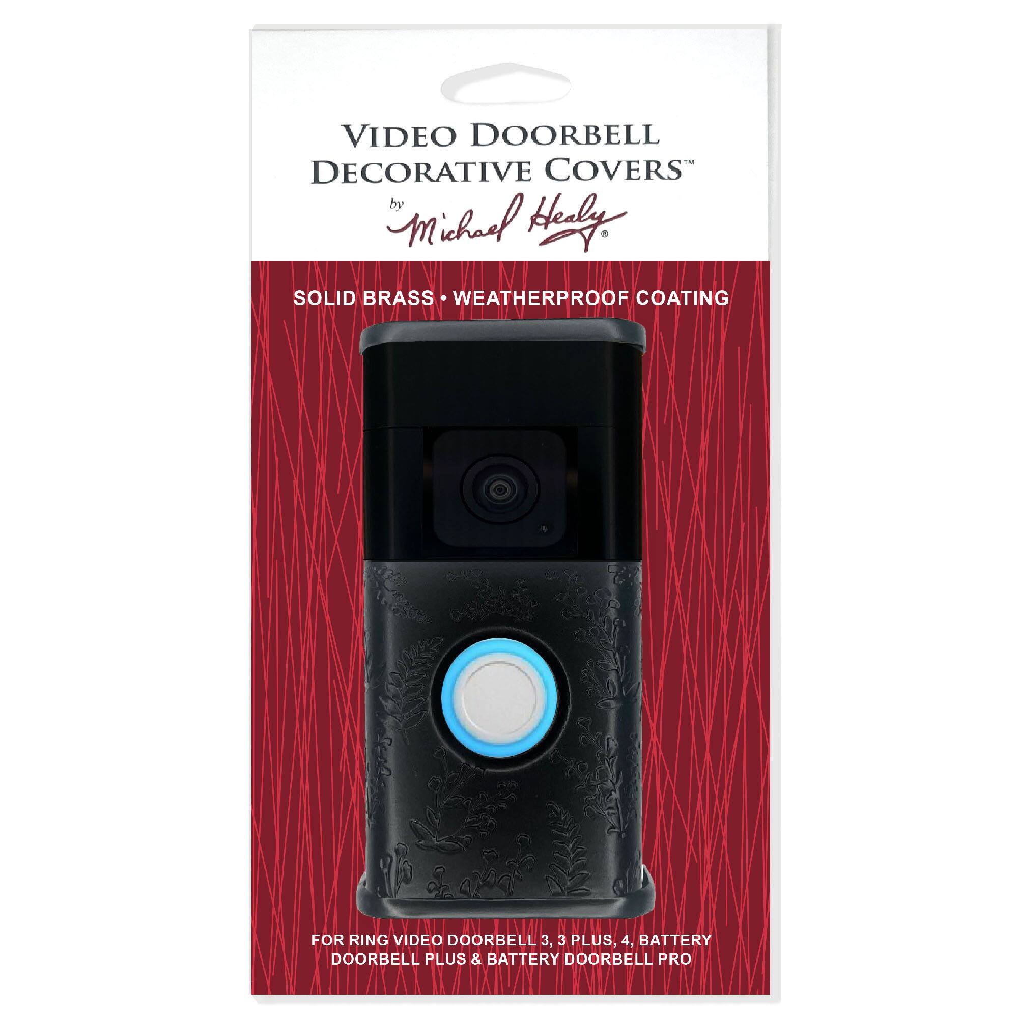 VIDEO DOORBELL DECORATIVE COVERS by Michael Hery

SOLID BRASS WEATHERPROOF COATING FOR RING VIDEO DOORBELL 3, 3 PLUS, 4, BATTERY DOORBELL PLUS & BATTERY DOORBELL PRO