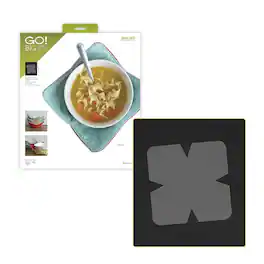AccuQuilt - GO! Big Bowl Hugger - Microwave Bowl Cozy Pattern Template, Quilting Supplies, Dies for Quilting - Multicolor