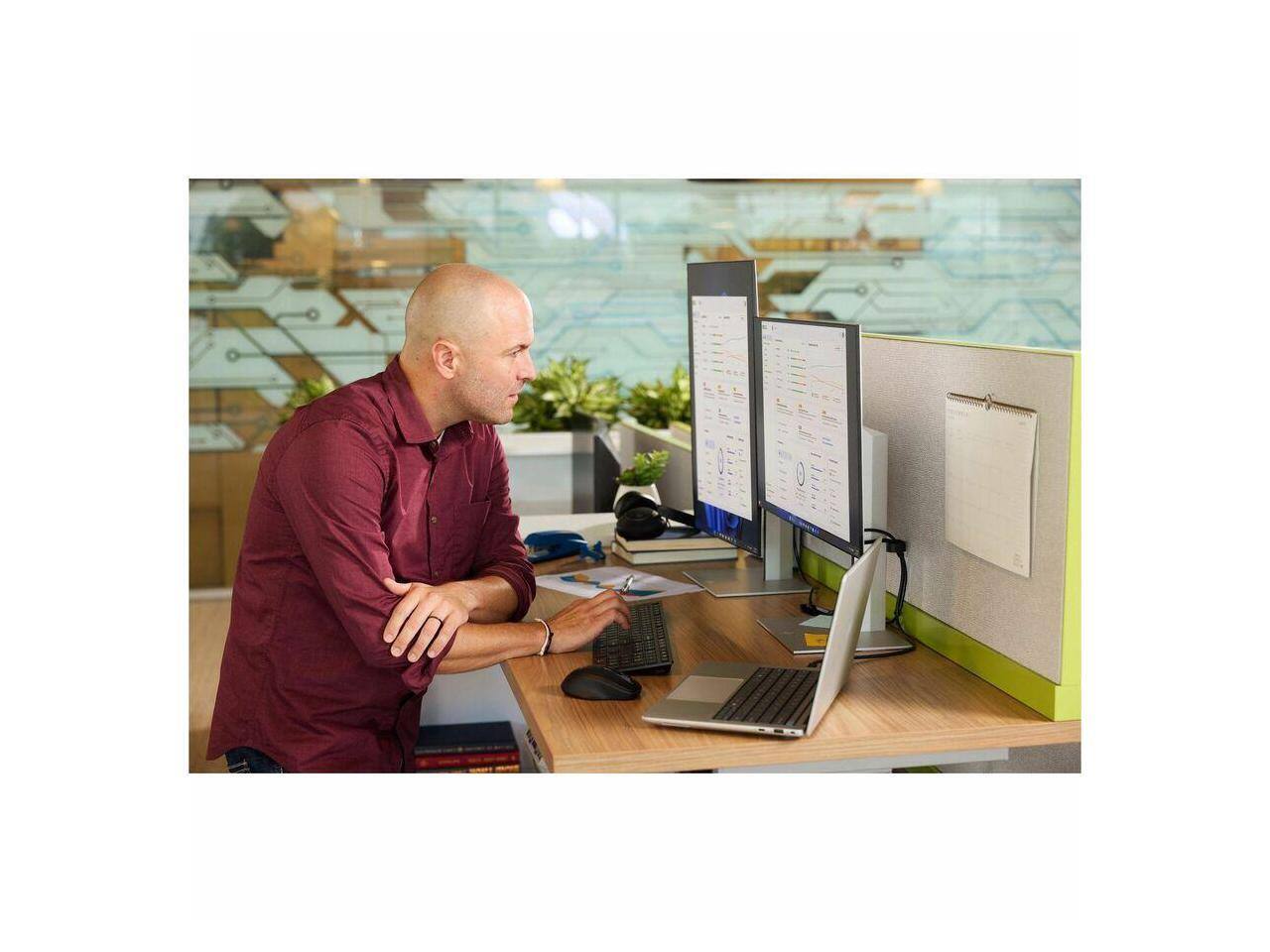 Alt View 4. HP - HP EliteBook X G1a 14" Touch - Ryzen AI 9 HX 375 - 64GB - 1TB SSD - Win 11 Pro - Radeon 890M - Webcam - Wi-Fi 6E - Glacier Silver.