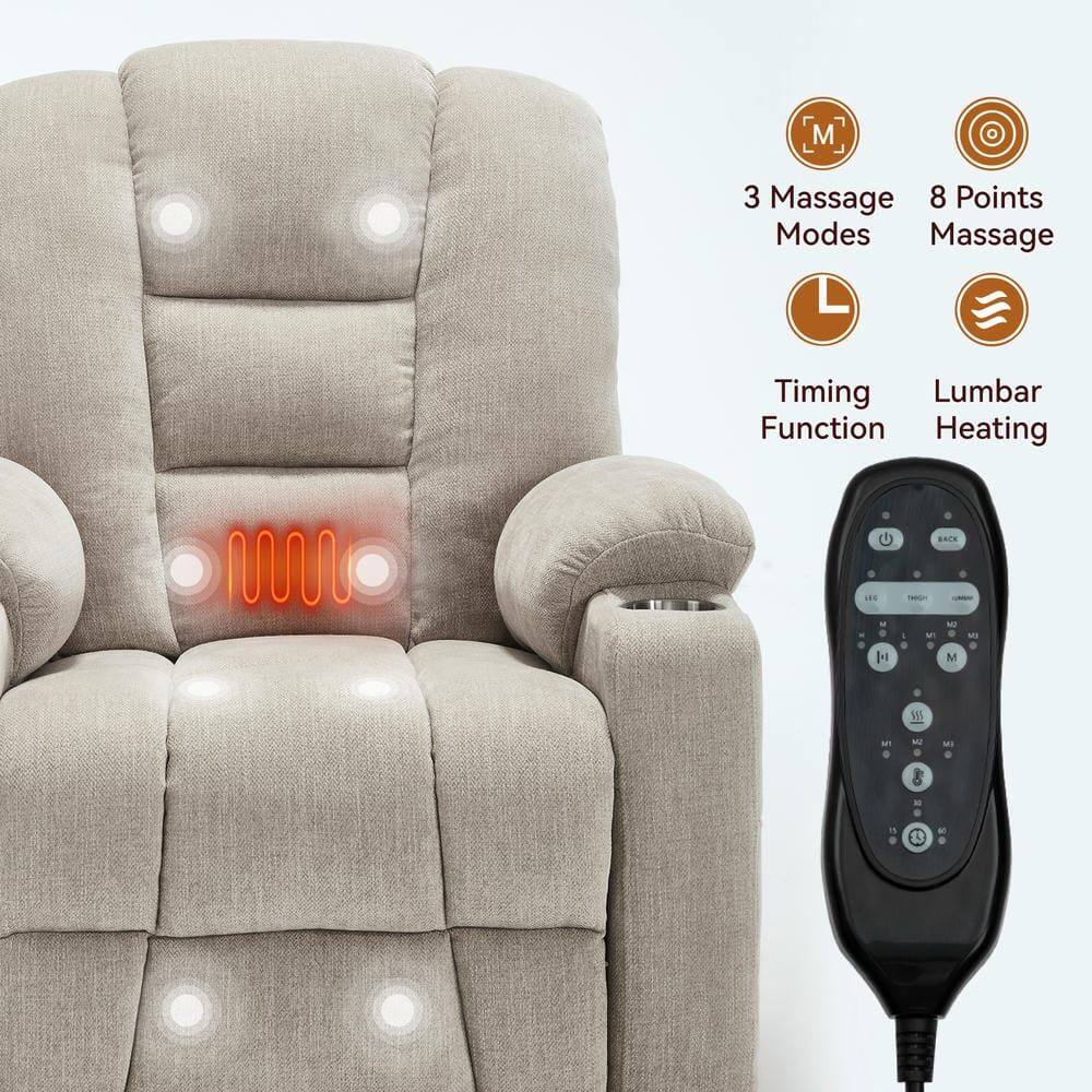 3 Massage Modes  
8 Points Massage  
Timing Function  
Lumbar Heating