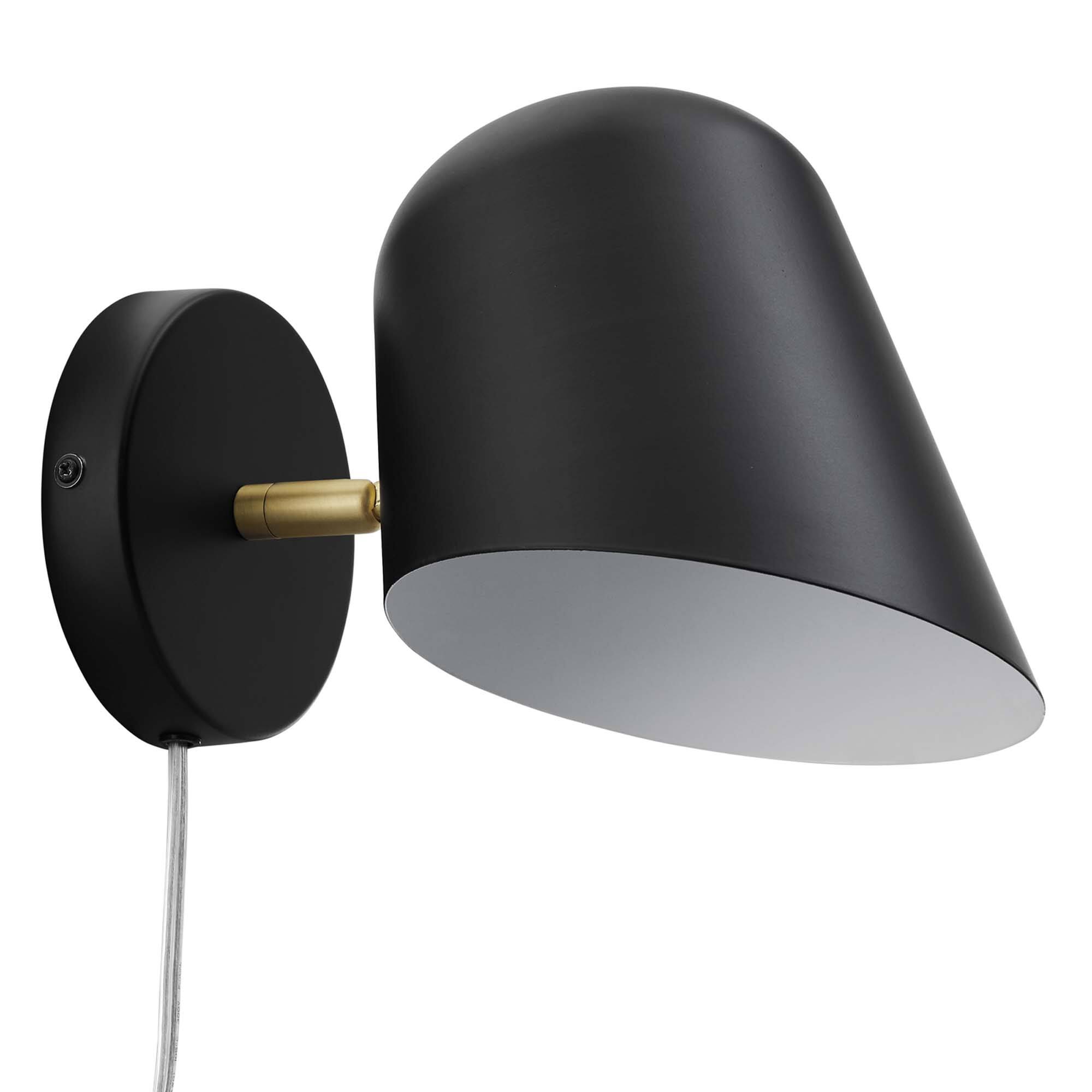 Alt View 1. Modway - Briana Swivel Wall Sconce by Modway - Black.