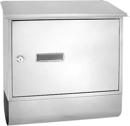 Front. SereneLife - SereneLife Wall Mount Locking Mailbox – Secure Key & Lock, Weather-Resistant, Includes 2 Keys & Mounting Hardware.