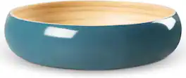 Lexa - Bamboo Fruit Bowl, 12 Inch - Navy