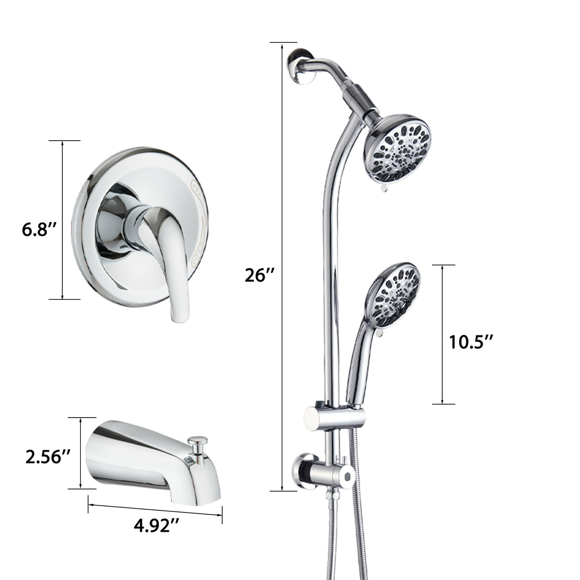 6.8"  
26"  
10.5"  
2.56"  
4.92"