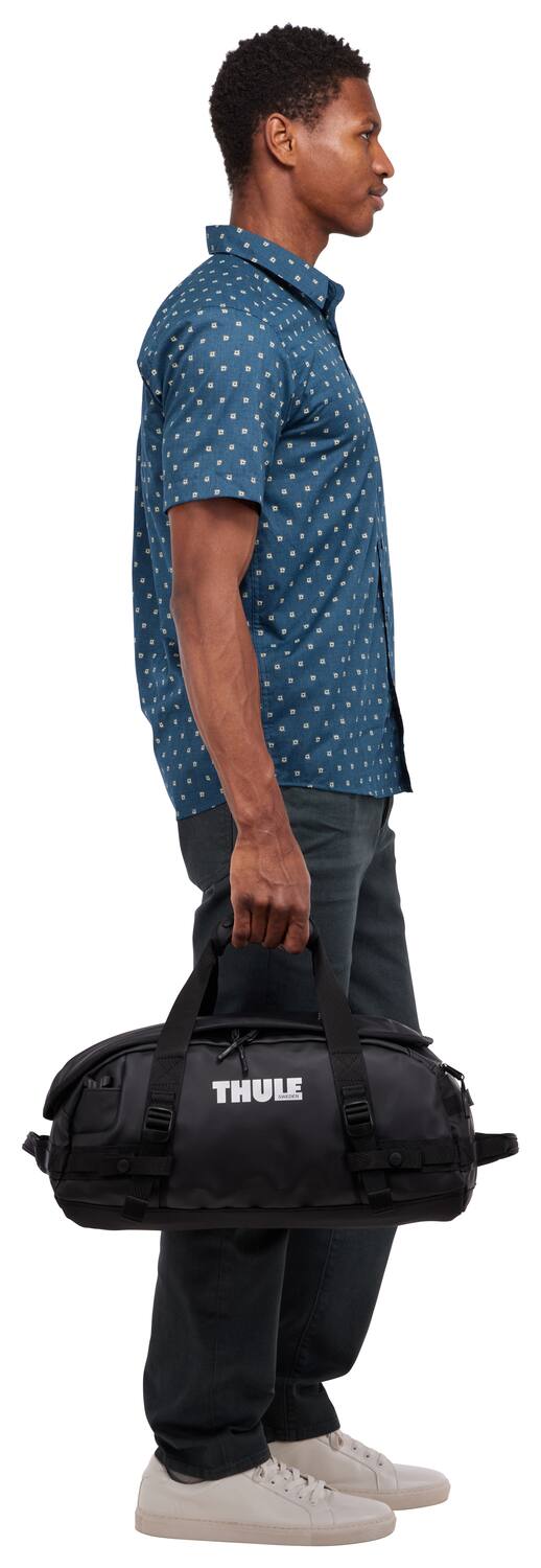 Alt View 2. Thule - Chasm 30L Duffel Bag – Compact Travel Gear - Black.