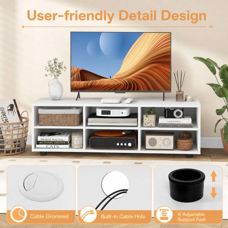 User-friendly Detail Design

Cable Grommet
Built-in Cable Hole
6 Adjustable Support Feet