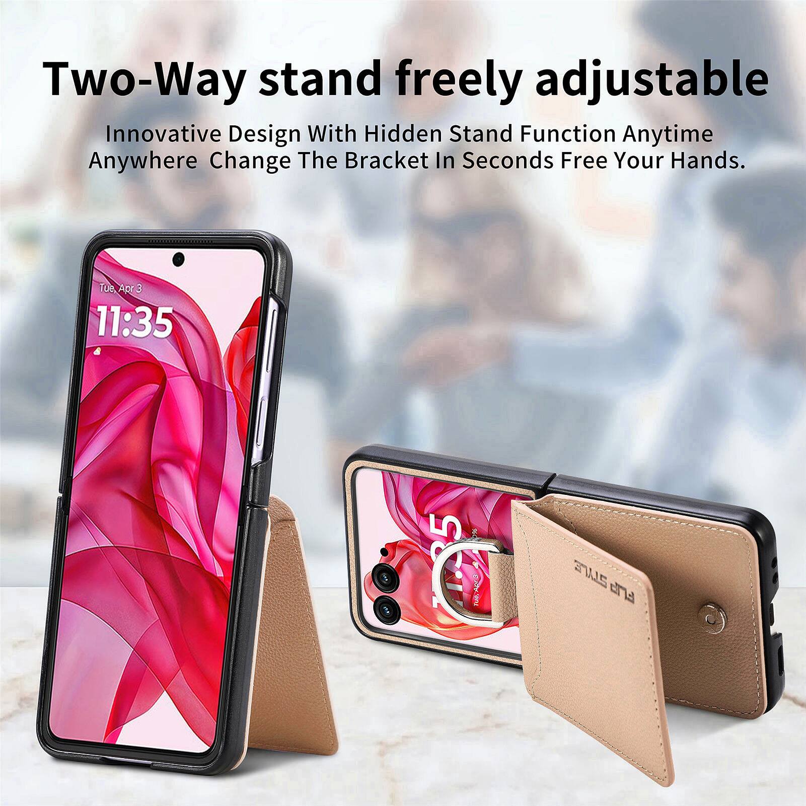 Two-Way stand freely adjustable  
Innovative Design With Hidden Stand Function Anytime Anywhere Change The Bracket In Seconds Free Your Hands.  
Tue Apr 3 11:35
