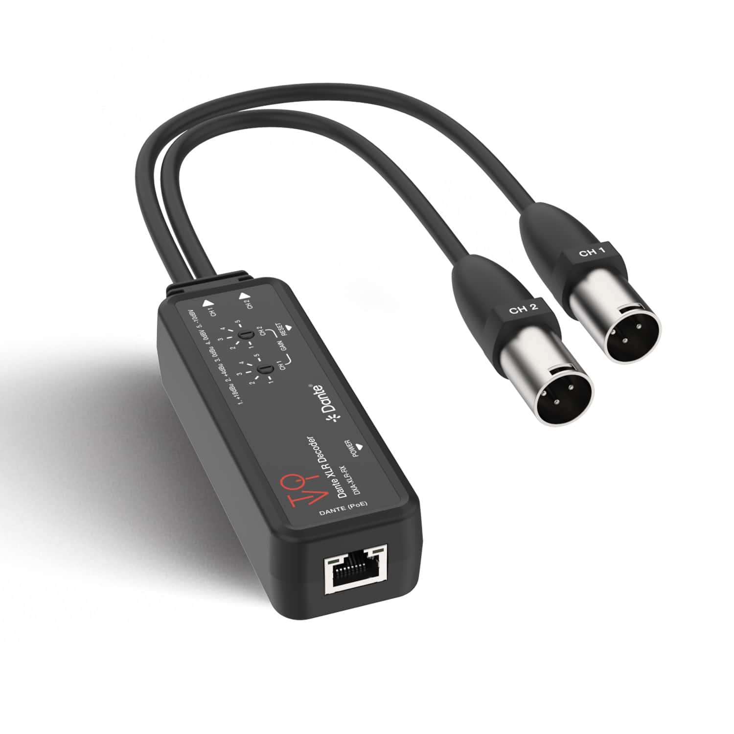 Orei - Dante XLR Decoder with Dual XLR Output and PoE (DXA-XLR-RX) price history on PriceWatchPro