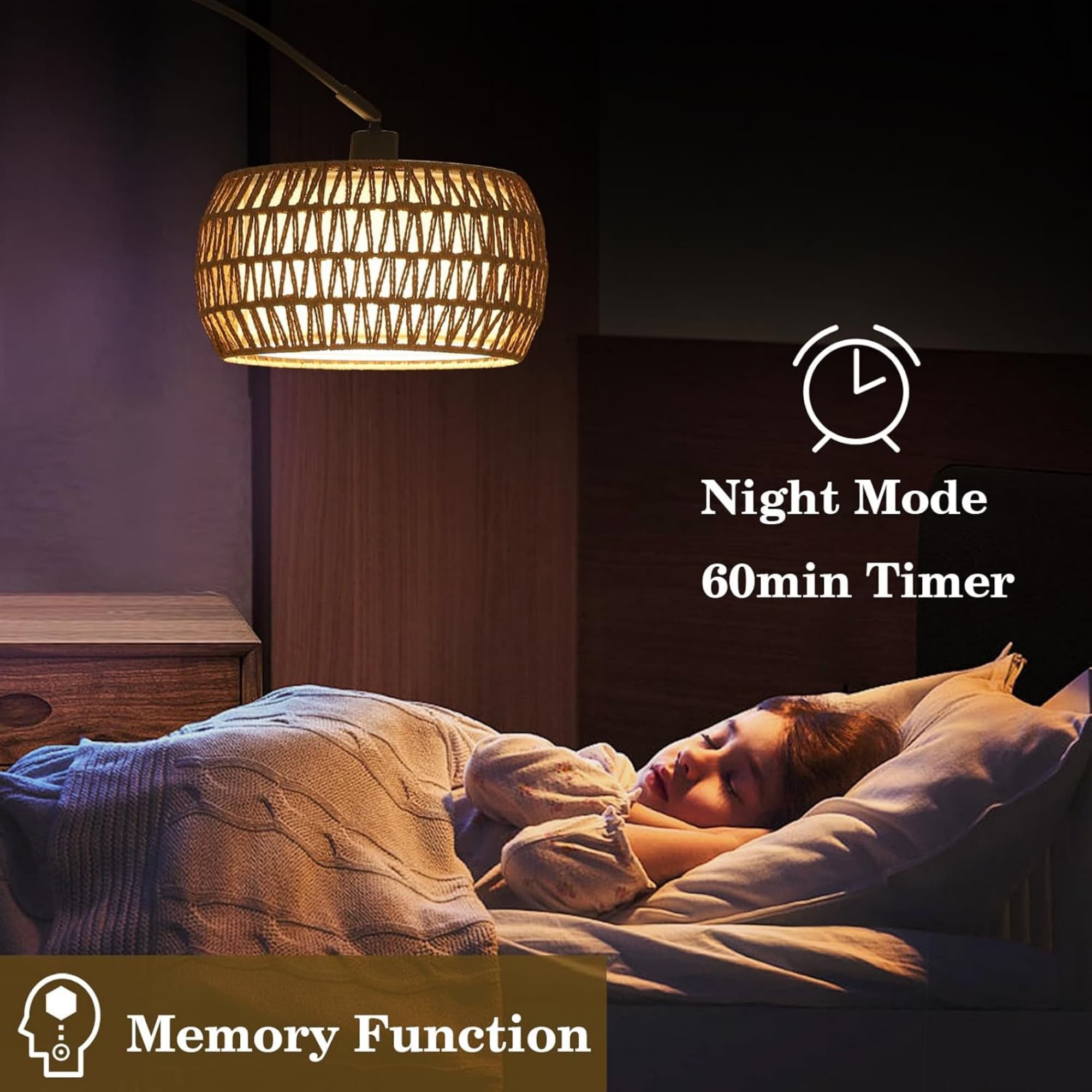 Night Mode  
60min Timer  
Memory Function