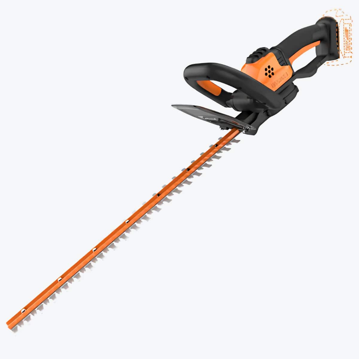 WORX - WG261.9 20V Power Share 22" Cordless Hedge Trimmer - Tool Only - Orange - Front_Zoom
