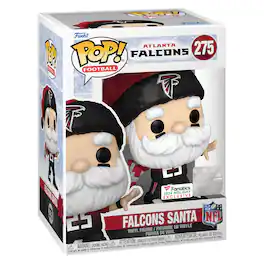 Atlanta Falcons Santa Funko Pop! 2024 Exclusive Vinyl Figure - Multicolor