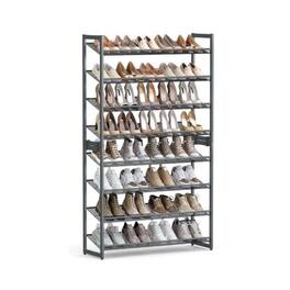 Mullets Homeiances - 8-Tier Stackable Shoe Organizer - Black