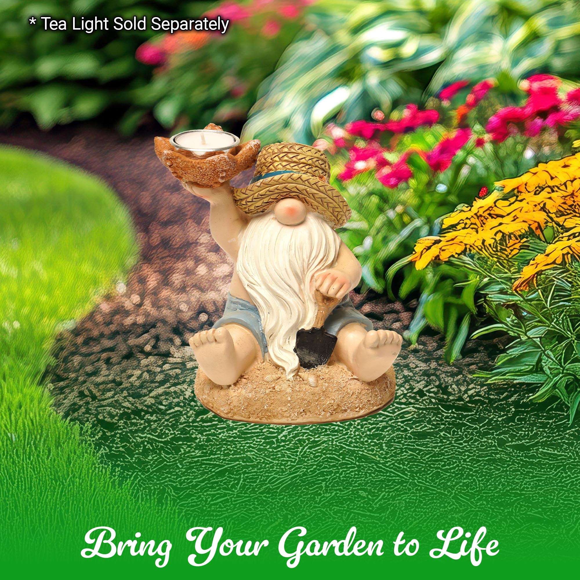 * Tea Light Sold Separately

Bring Your Garden to Life