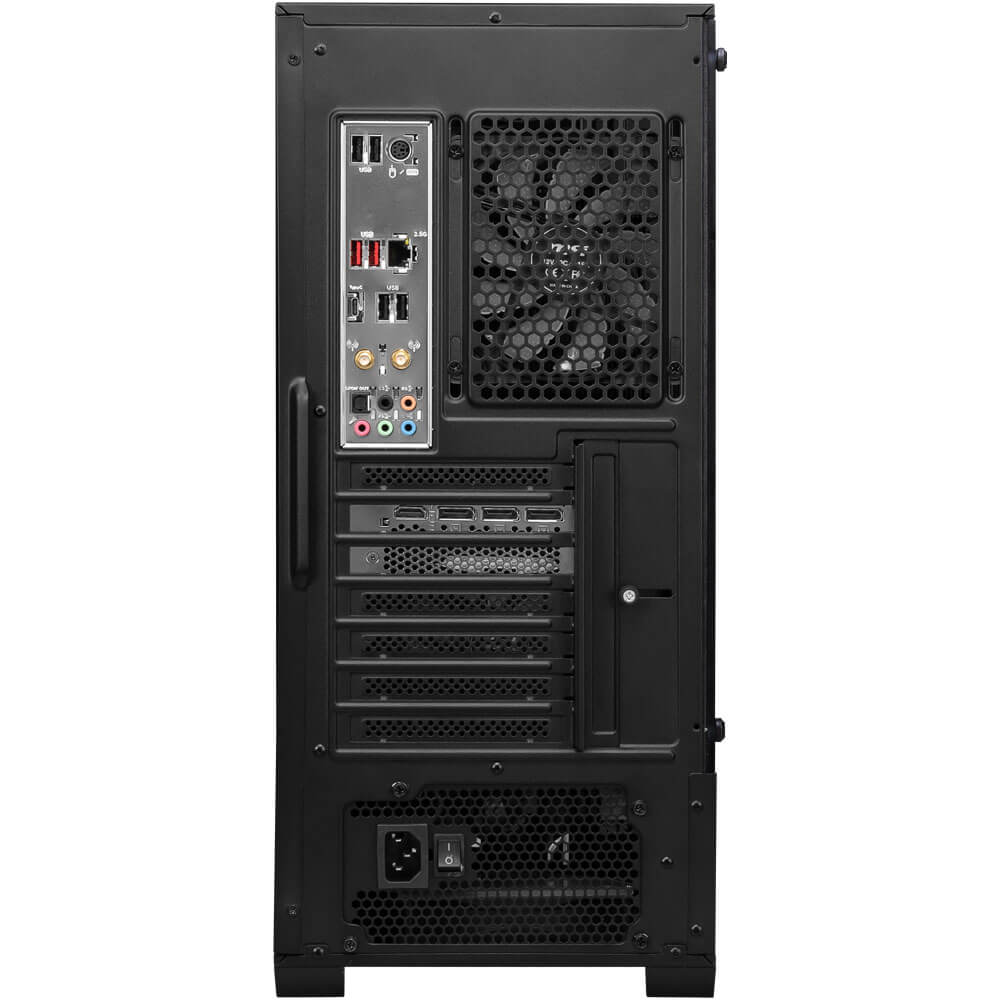 Alt View 5. MSI - Codex Z2 Gaming Desktop - AMD Ryzen 7 8700F - NVIDIA GeForce RTX 5060 - 32GB Memory - 1TB Solid State Drive.