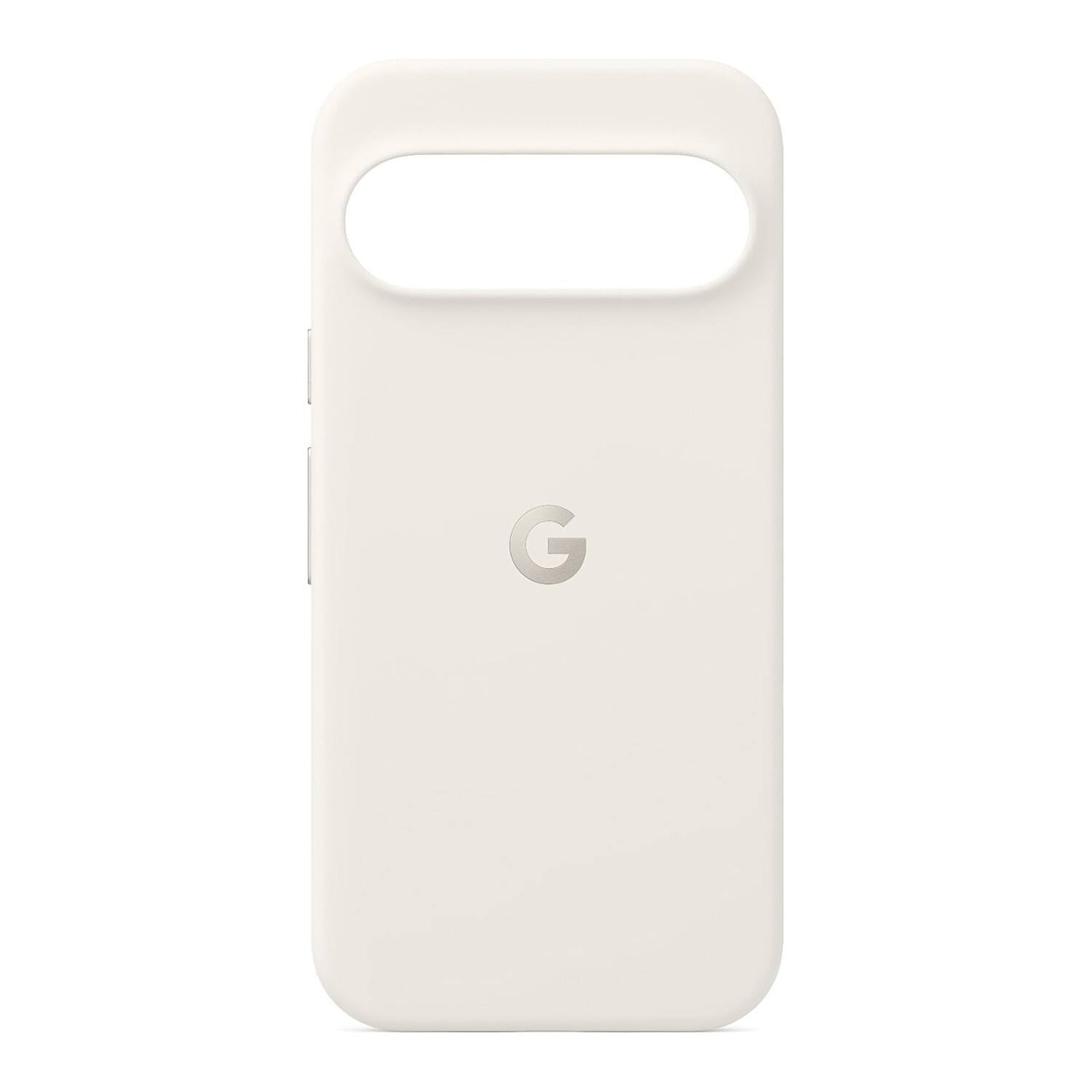Front. Google - Google Pixel - 9/9 Pro Case - Porcelain - Porcelain.