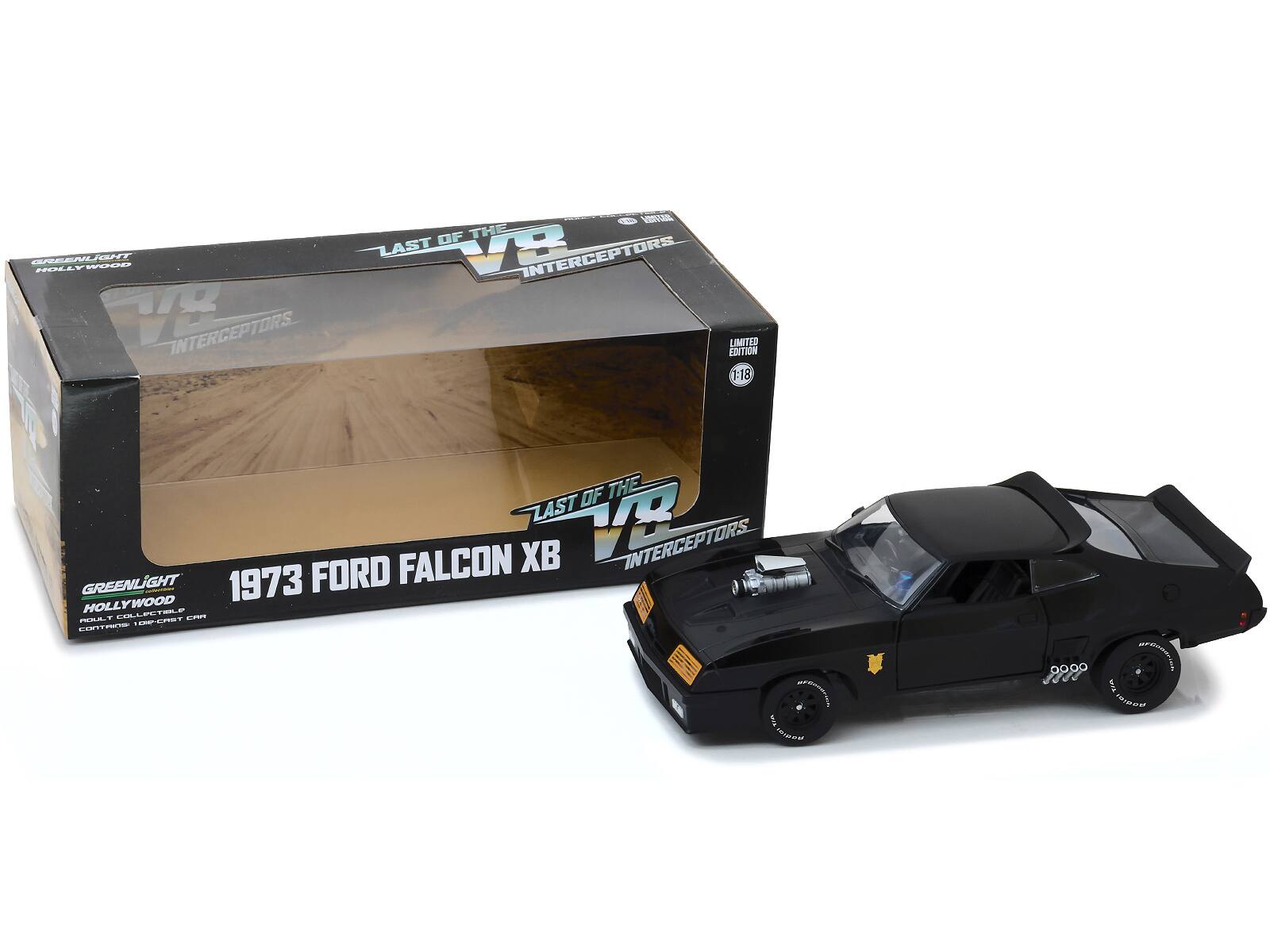 GREENLIGHT HOLLYWOOD 1973 FORD FALCON XB INTERCEPTORS LAST OF THE V8 INTERCEPTORS LIMITED EDITION 1:18