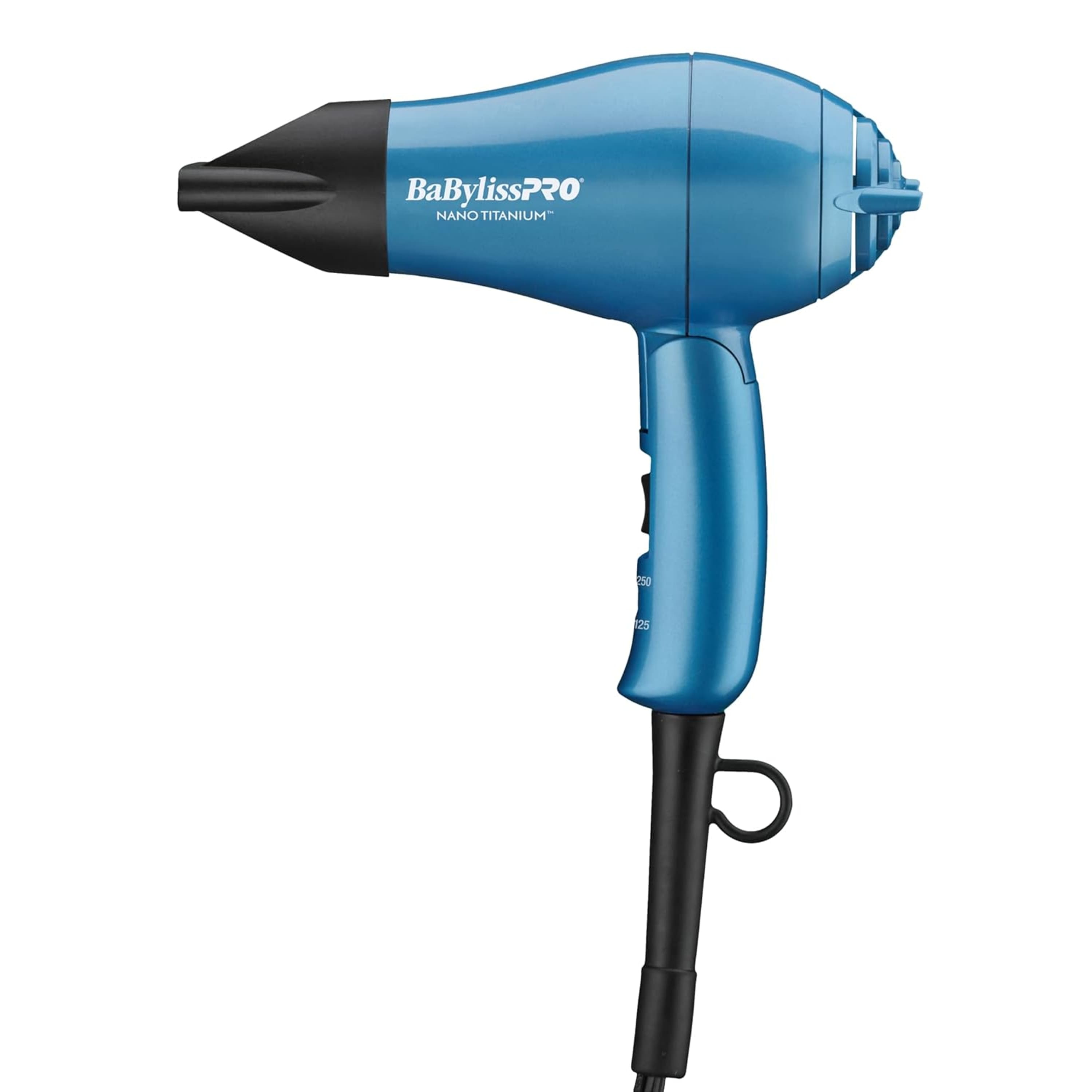 Babyliss - Conair BABNT053T Blue Travel Dryer Nano Titanium 1000 Watts