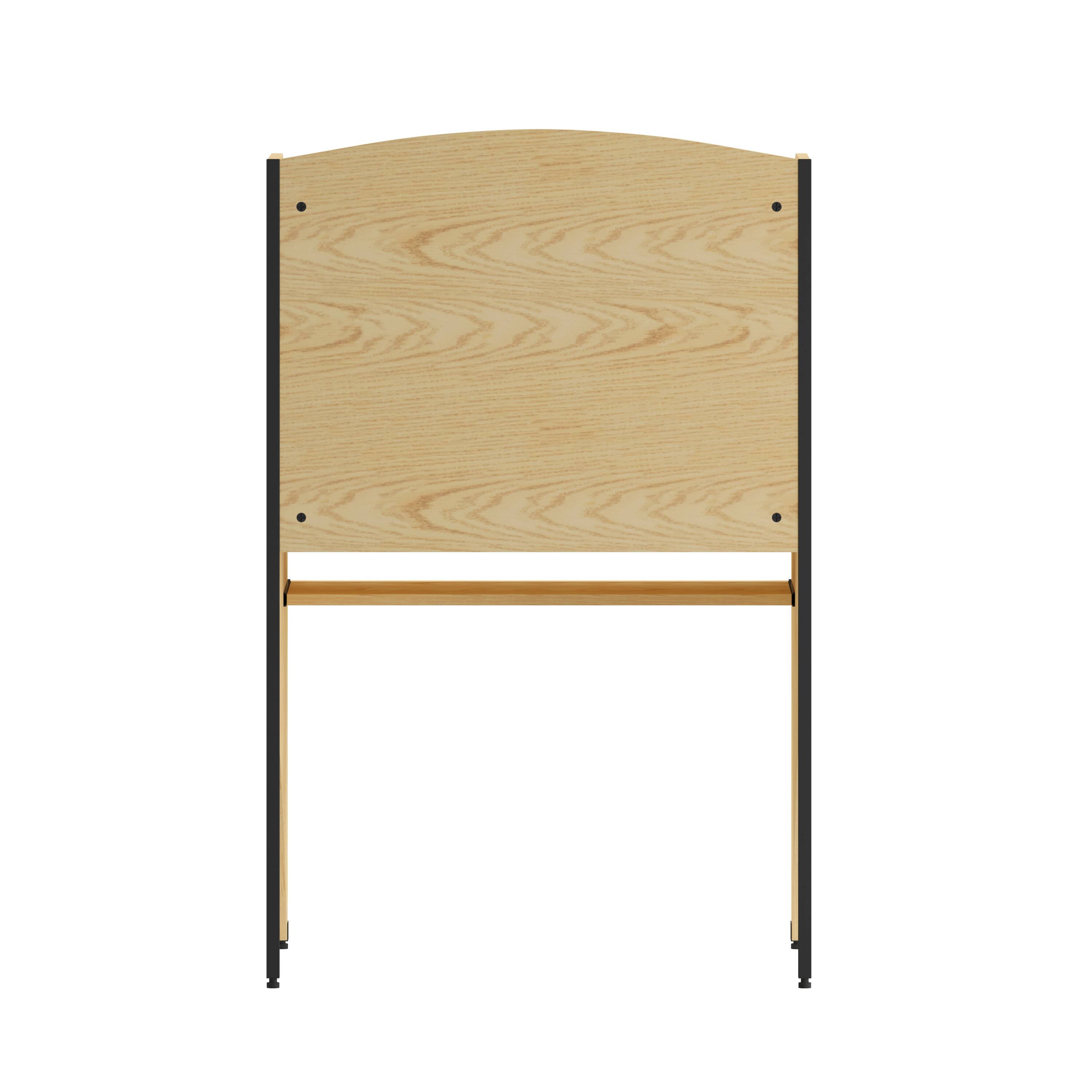 Alt View 7. Emma + Oliver - Starter Study Carrel Home School Furniture - Oak.