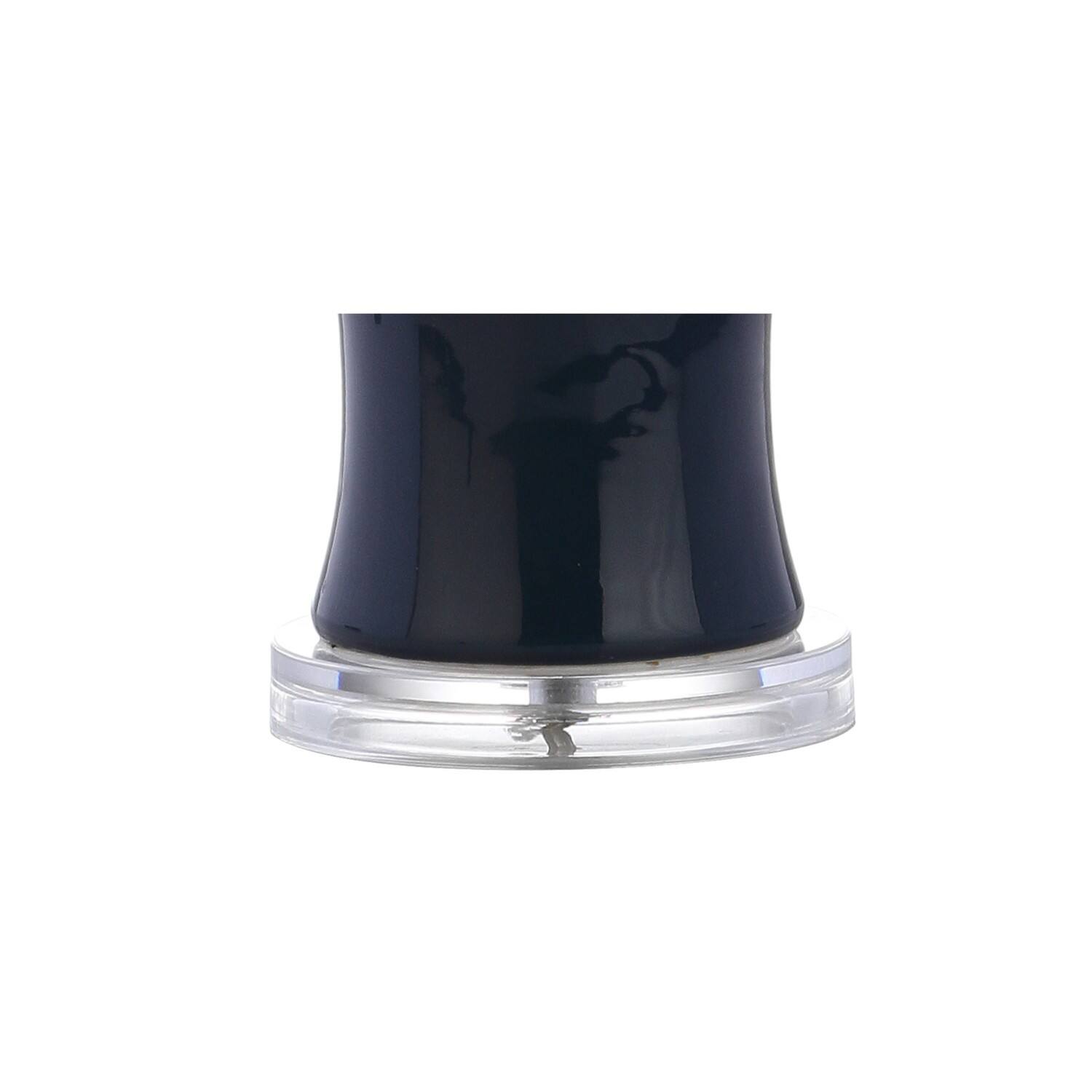 Alt View 7. Jonathan Y - Tiki 26.5" Ceramic LED Table Lamp, Navy - Navy.