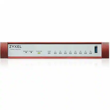 ZYXEL ZyWALL Security
REBOOT RESET PWR/SYS USER P1 P2 P3 P4 P5 P6 P7 PB USB