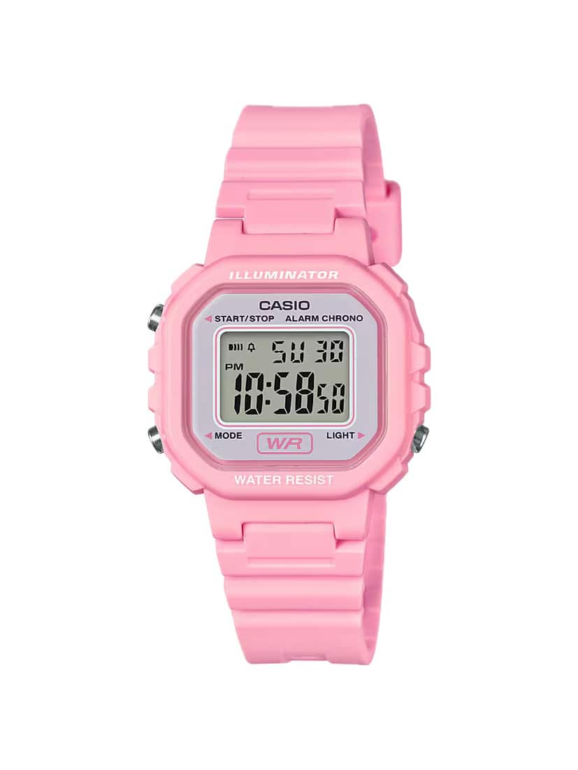 Casio - Women's Illuminator Digital Watch with Pink Case - LA-20WH-4A1CF - Black price history on PriceWatchPro