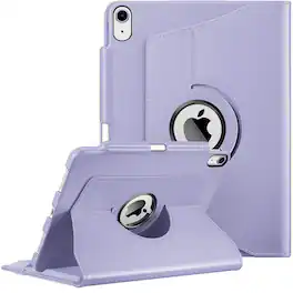 Kitcheniva - Rotating Protective Case For iPad Air 11 Inch M3 2025 2024 And iPad Air 5th 4th - Lilac Purple